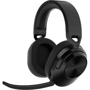 Corsair HS55 WIRELESS Auricolare A Padiglione Gaming Bluetooth Nero, Carbonio