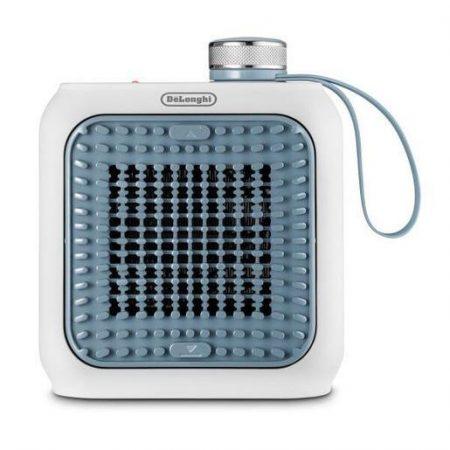 De’Longhi HFX10B03.LB stufetta elettrica Interno Blu, Grigio 360 W Riscaldatore ambiente elettrico con ventilatore