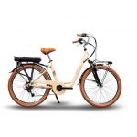 EMG City bike vintage Shirley 250W, ruota da 26'', freni V-brake a/p, cambio Shimano RS-36, batteria ultra slim 10Ah