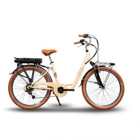 EMG City bike vintage Shirley 250W, ruota da 26”, freni V-brake a/p, cambio Shimano RS-36, batteria ultra slim 10Ah