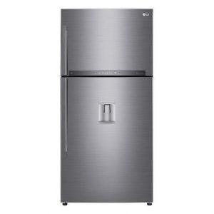 LG GTF916PZPED Frigorifero doppia porta maxi, Classe E, 592L, Wi-Fi, Dispenser acqua, Inox - 174 L