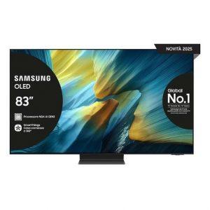 Samsung OLED AI TV 83” QE83S95FAEXZT 4K, Processore NQ4 AI Gen3, 4K AI Upscaling Pro, Glare Free, OLED HDR Pro, Dolby Atmos & OTS+, Infinity One Design, - |||||||