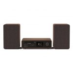 Pure Micro HiFi Classic Stereo Microsistema audio per la casa 50 W Nero, Noce