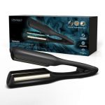 Revamp Progloss 2-in-1 Beach & Volume Waver Ferro per ricci Caldo Nero 3 m