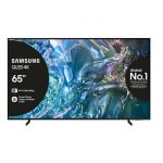 Samsung Q60D TV QLED 4K 65'' QE65Q60DAUXZT Smart TV Wi-Fi Titan Gray 2024, Quantum Processor Lite 4K, 4K Upscaling, AirSlim Design, OTS Lite