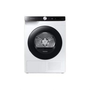 Samsung DV80T5220AE/S3 asciugatrice a caricamento frontale Optimal Dry 8 kg Classe A+++, Porta nera + Panel nero