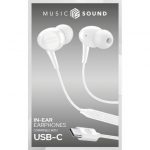 Music Sound Color In-Ear Usb-c Auricolare con design In-Ear e connettore USB-C