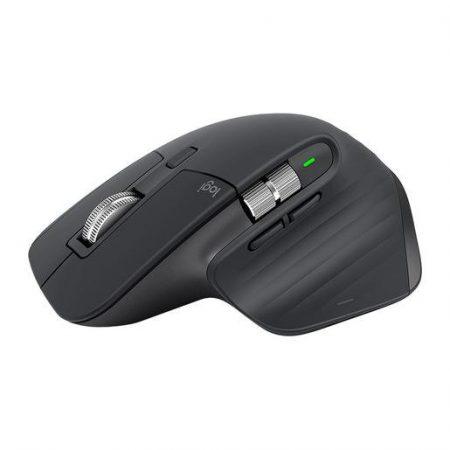 Logitech MX Master 3 Mouse Wireless Avanzato, Ricevitore Bluetooth o USB 2,4 GHz, Scorrimento Ultrarapido, 4000 DPI Qualsiasi Superficie, Ergonomico, 7