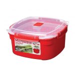 Sistema Cuocivapore a microonde quadrato 2,4 lt
