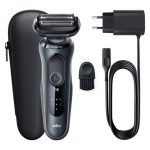 Braun Series 6 61-N1000s Rasoio Nero, Grigio