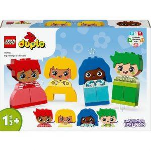 LEGO DUPLO 10415 Forti Sentimenti ed Emozioni, Giochi per Bambini da 1.5 Anni Impilabili con 23 Mattoncini e 4 Personaggi