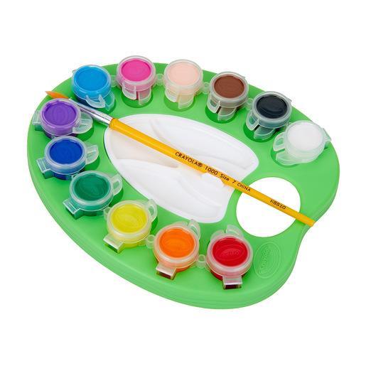 Washable Paint Palette Crayola 54-1066 vernice Tempera 12 pz