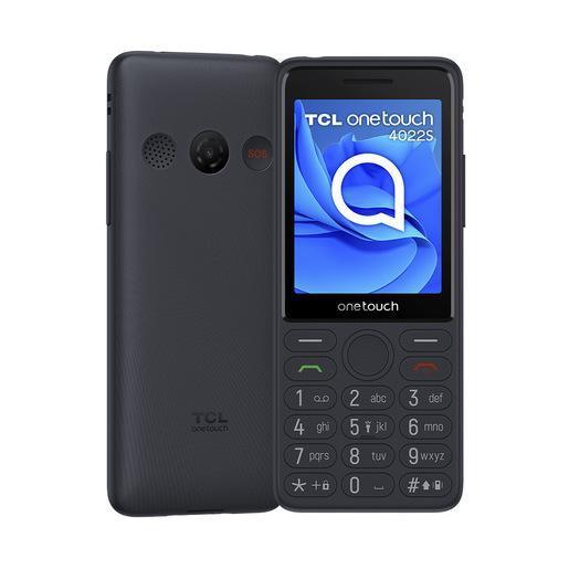 TCL Onetouch 4022s 7,11 cm (2.8'') 75 g Grigio Telefono per anziani