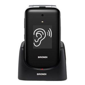 Brondi Amico Supervoice 7,11 cm (2.8”) Nero Telefono per anziani