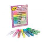 Crayola 8 Colle Glitter - Pastel