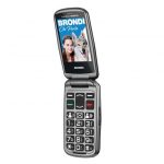 Brondi SICURO PLUS cellulare 7,11 cm (2.8'') 82 g Nero Telefono con fotocamera