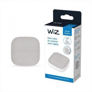 WiZ Smart Button WiFi, Interruttore Portatile per Luci Smart, Tecnologia SpaceSense, Controllo Vocale - 130 g