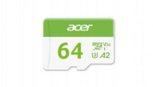 ACER MICRO SDHC MSC300 64GB - -25 - 85 °C