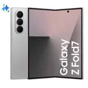 Samsung Galaxy Z Fold7 Smartphone AI, RAM 12GB, 256GB, Display 6,5''/8'', Camera 200MP, Batteria a lunga durata, Silver Shadow
