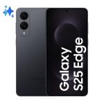 Samsung Galaxy S25 Edge, Smartphone AI, Display 6.7'' QHD+ Dynamic AMOLED 2X, Fotocamera 200MP, RAM 12GB, 256GB, 3.900 mAh, Titanium Jetblack
