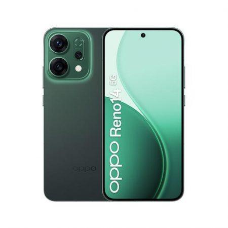 OPPO 14 5G Reno14 5G 16,7 cm (6.59”) Doppia SIM Android 15 USB tipo-C 12 GB 512 GB 6000 mAh Verde