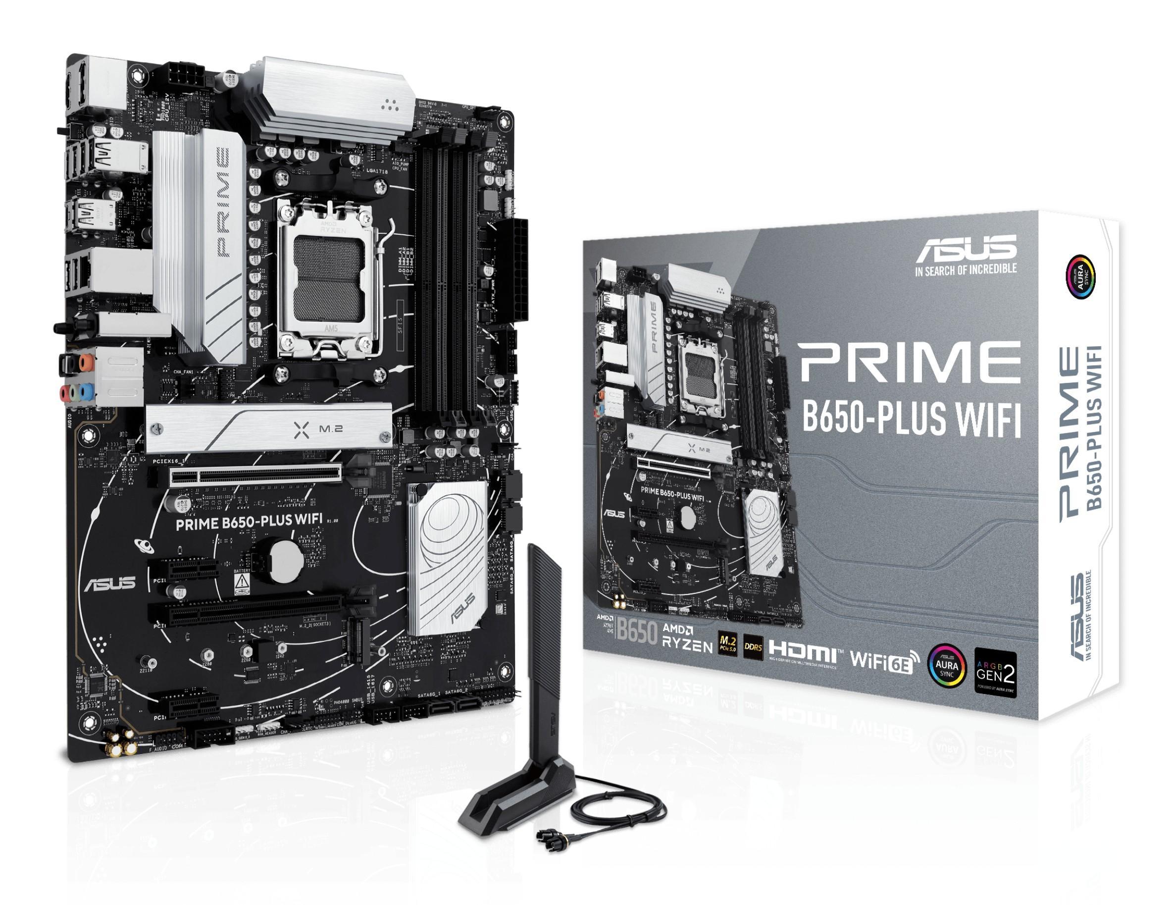 ASUS PRIME B650-PLUS WIFI AMD B650 Socket AM5 ATX ASUS PRIME B650-PLUS WIFI AMD B650 Socket AM5 ATX