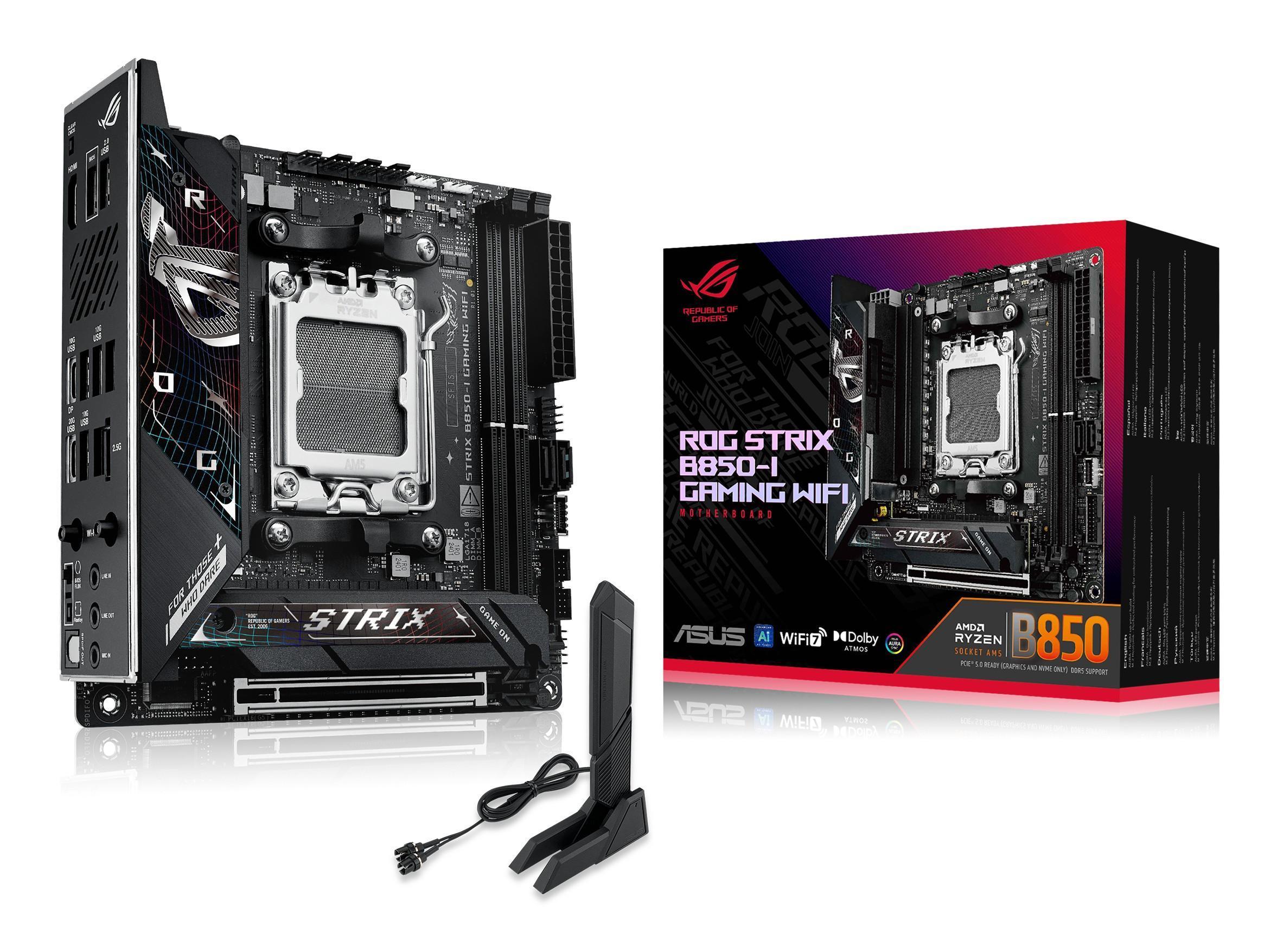 ASUS ROG STRIX B850-I Gaming WIFI (AM5) (D) ASUS ROG STRIX B850-I Gaming WIFI (AM5) (D)