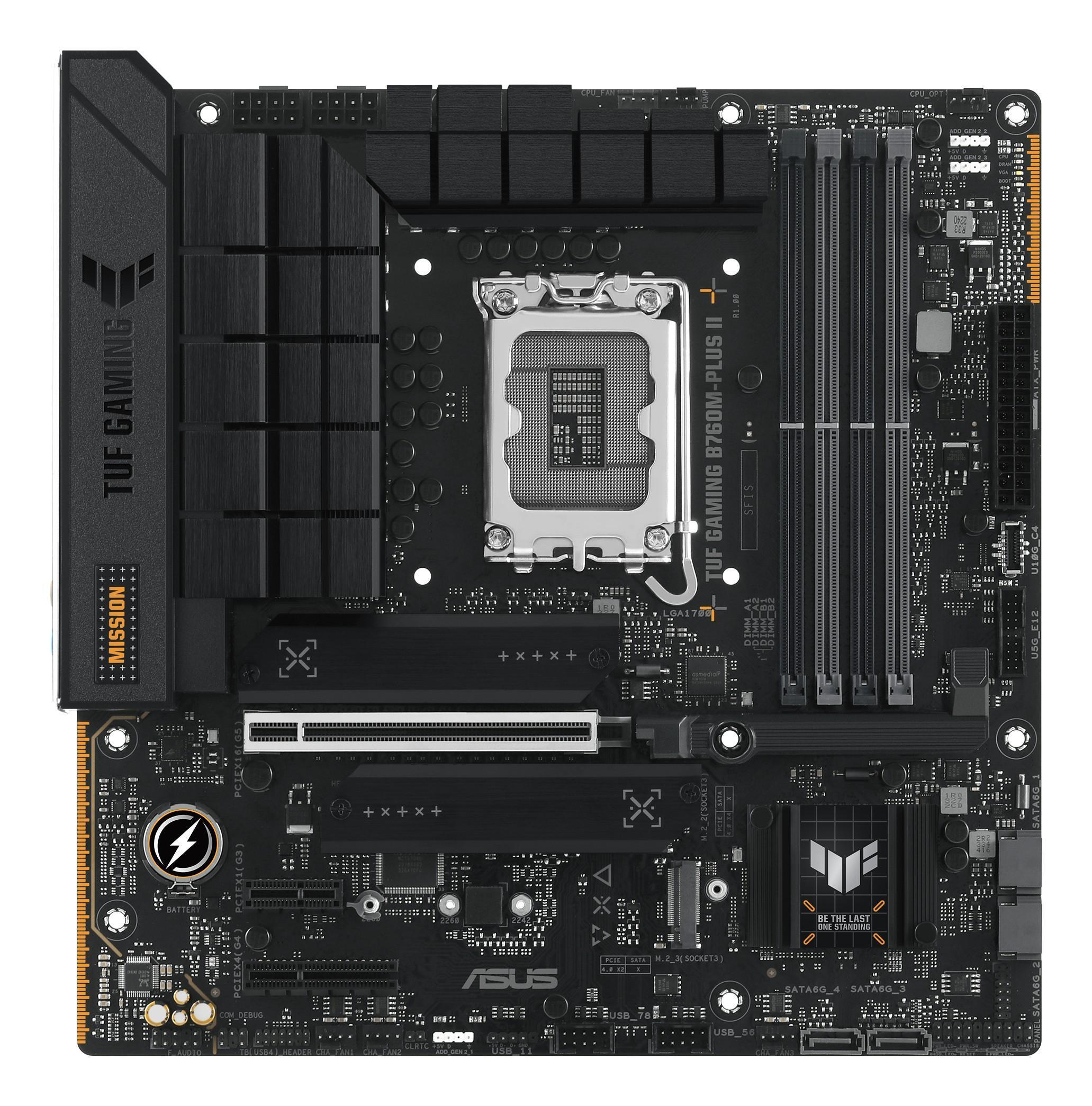 ASUS TUF B760M-PLUS GAMING II (1700) (D) ASUS TUF B760M-PLUS GAMING II (1700) (D)