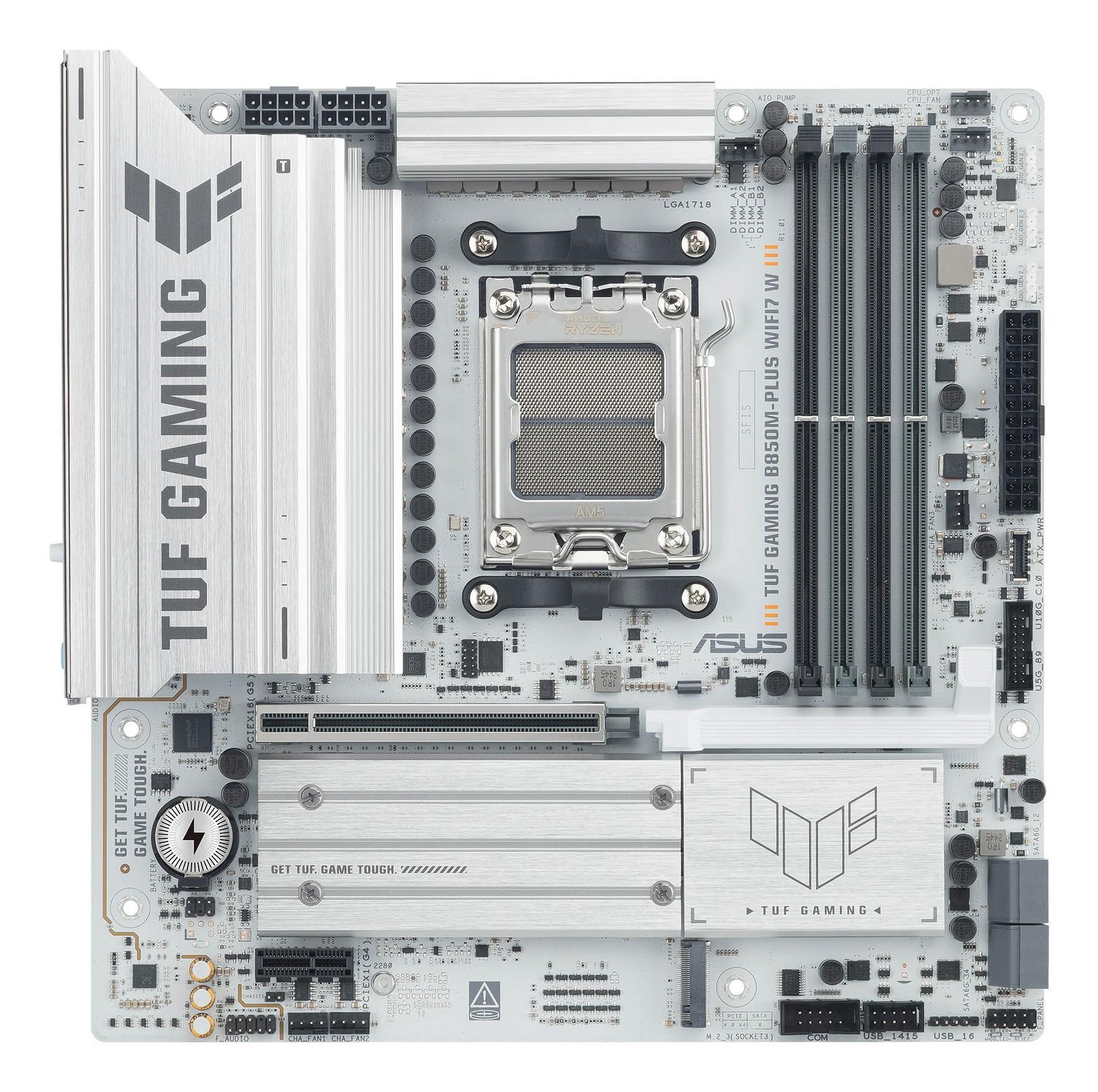 ASUS TUF B850M-PLUS GAMING WIFI7 W (AM5) (D) ASUS TUF B850M-PLUS GAMING WIFI7 W (AM5) (D)