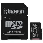 KINGSTON MICRO SDHC 128GB CANVAS SELECT 80R CL10 UHS-I CON ADATTAT