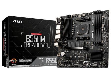 MSI B550M PRO-VDH WIFI scheda madre AMD B550 Socket AM4 micro ATX MSI B550M PRO-VDH WIFI scheda madre AMD B550 Socket AM4 micro ATX