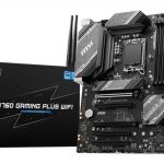 MSI MB B760, B760 GAMING PLUS WIFI, LGA 1700, 4DDR5, 5PCI-Ex16, 3M.2, 4SATA3, MATX