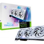 MSI VGA GEFORCE RTX 5070, RTX 5070 12G GAMING TRIO OC WHITE, 12GB GDDR7, HDMI/DP*3, TRI FROZR, ATX,