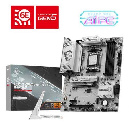 MSI MB B850 GAMING PLUS WIFI6E,AM5,4DDR5,2PCI-Ex16,1PCI-Ex1,2M.2,4SATA3,5USB 10G,6USB 5G,4USB2 MSI MB B850 GAMING PLUS WIFI6E,AM5,4DDR5,2PCI-Ex16,1PCI-Ex1,2M.2,4SATA3,5USB 10G,6USB 5G,4USB2