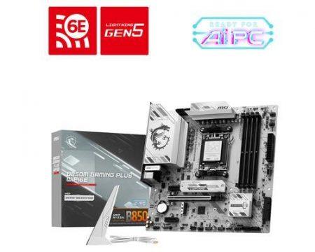 MSI MB B850M GAMING PLUS WIFI6E,B850,AM5,4DDR5,1PCI-Ex16,2M.2,4SATA3,5USB3.2 Gen2,6USB3.2, MSI MB B850M GAMING PLUS WIFI6E,B850,AM5,4DDR5,1PCI-Ex16,2M.2,4SATA3,5USB3.2 Gen2,6USB3.2,