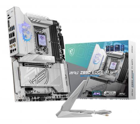 MSI MB MPG Z890 EDGE TI GAMING, WIFI, STD MPG Z890 EDGE TI WIFI,Z890,LGA1851,4DDR5,2PCI-EX16,1PCI-EX
