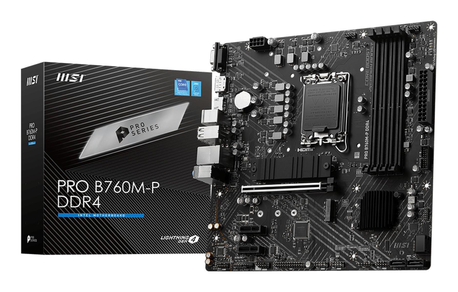 MSI PRO B760M-P DDR4 (1700) (D) MSI PRO B760M-P DDR4 (1700) (D)