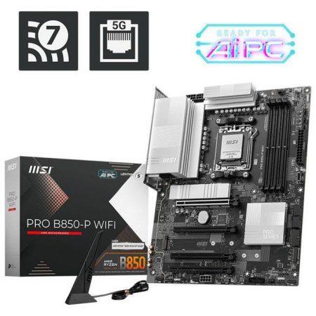 MSI PRO B850-P WIFI Scheda Madre ATX Socket AM5 DDR5 per AMD Ryzen Componenti PC MSI PRO B850-P WIFI Scheda Madre ATX Socket AM5 DDR5 per AMD Ryzen Componenti PC
