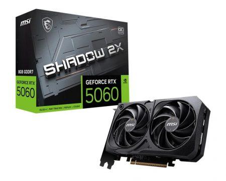 Msi Vga Geforce Rtx 5060 Rtx 5060 8G Shadow 2X Oc 8Gb Gddr7 Hdmi/Dp*3 Atx Dual Fan Oc Bulk Ed Msi Vga Geforce Rtx 5060 Rtx 5060 8G Shadow 2X Oc 8Gb Gddr7 Hdmi/Dp*3 Atx Dual Fan Oc Bulk Ed
