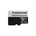 TRANSCEND MEMORY CARD 128GB microSD w/ adapter UHS-I U3 A2 Ultra Performance