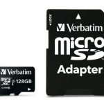 VERBATIM MICRO SDXC 128GB CLASSE 10 + ADATTATORE