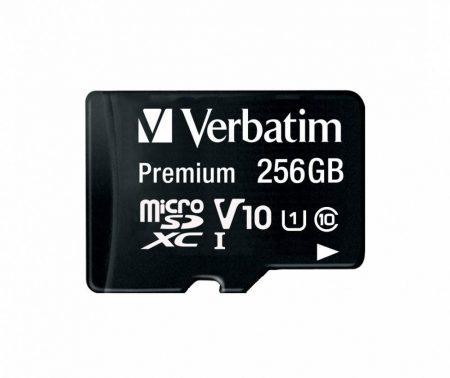 VERBATIM MICRO SDXC PREMIUM 256GB CLASS 10 INC ADAPTER