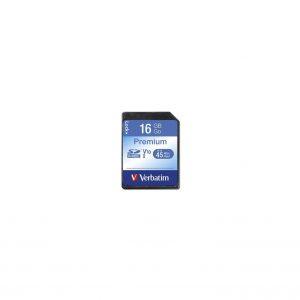 VERBATIM SD SDHC 16GB CLASSE 10 PREMIUM - 10 MB/s