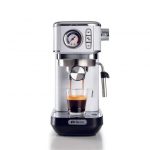 Ariete 1381 Macchina da caffè con manometro, compatibile con caffè in polvere e cialde ESE, 1300 W, Capacità 1,1 L, 15 bar di pressione, Filtro 1⁄2 tazze