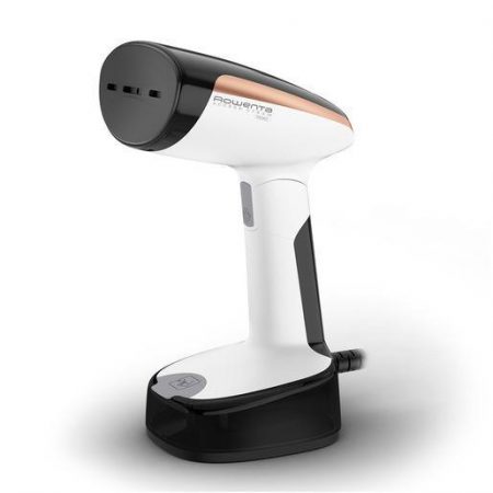 Rowenta DR3030 Access Steam Pocket, Stiratore Verticale Portatile, Pieghevole, Black & White