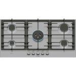 Bosch Serie 6 PCR9A5I90 Piano cottura a gas 90 cm 5 fuochi Acciaio Inox