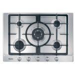 Miele KM 2033 G Acciaio inox Da incasso 75 cm Gas 5 Fornello(i)
