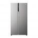 Haier HSR5918DNMP Libera installazione 528 L Platino, Acciaio inox