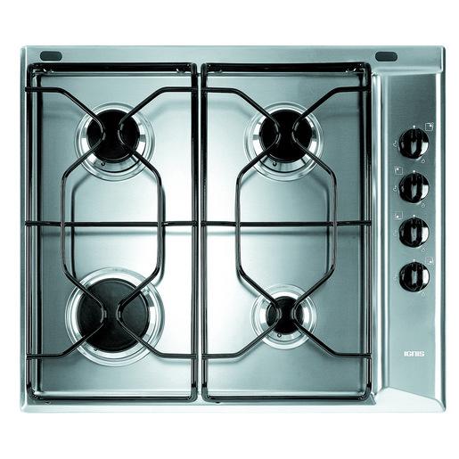 _716_IX_legno___.tif Ignis AKL 710/IX1 Acciaio inox Da incasso 58 cm Gas 4 Fornello(i)