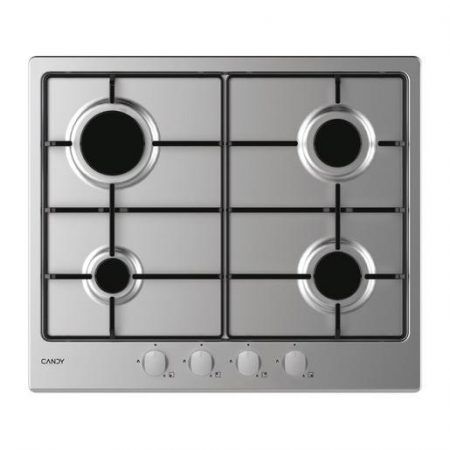 Candy Idea CHW6BRX Acciaio inox Da incasso 60 cm Gas 4 Fornello(i)